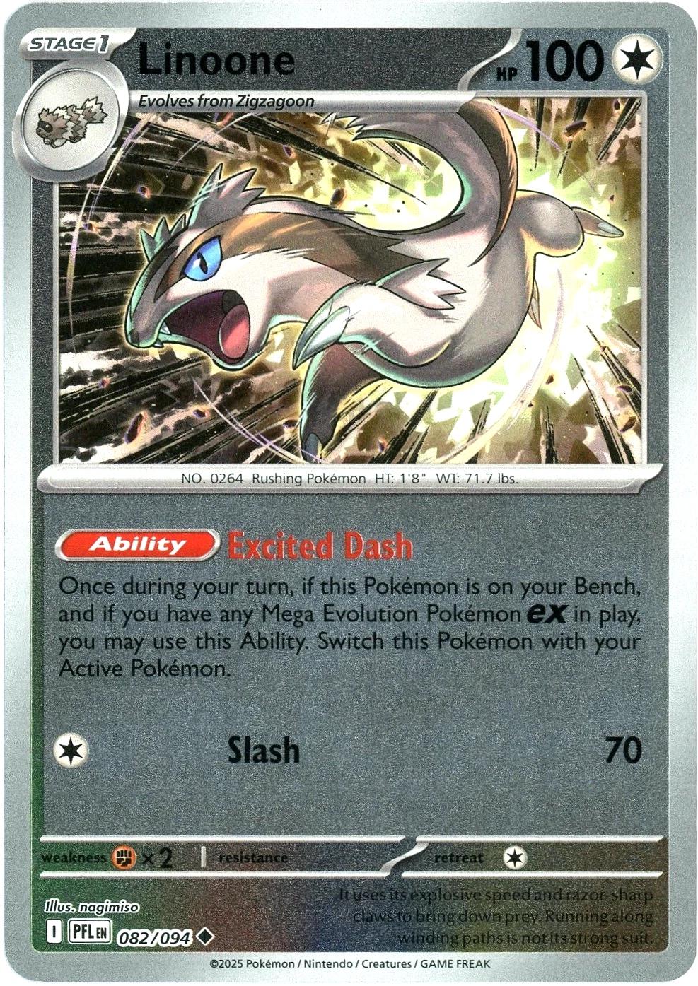 Linoone [Reverse Holo]